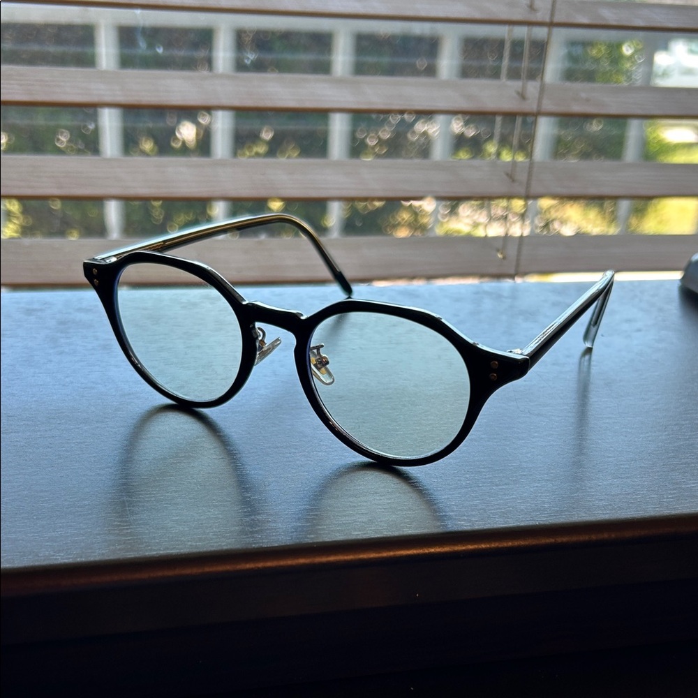 Black and Gold Blue Light Glasses